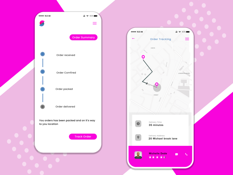 Order Tracking UI Design by Margaret Okosun on Dribbble