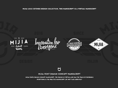 Mijia Logo Extends Design Collection design，design，font logo，art，plane