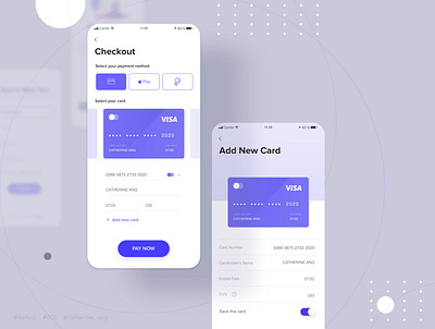 Dailyui Challenge #001 Credit Card Check out 002 credit card checkout dailyui mobile ui ui