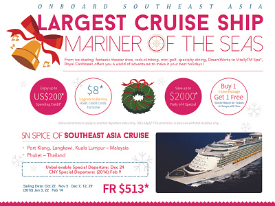 Weekender Travel Ad advertisement cruise ship graphic design magazine ad travel ad