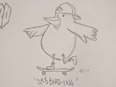 Sk8bird Ing Sketch