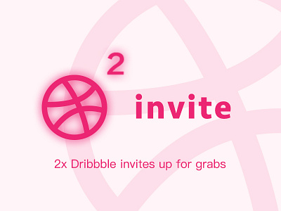 2x dribbble invites!