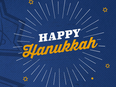Sigma Nu Fraternity Happy Hanukkah typography star of david jewish facebook social post hanukkah