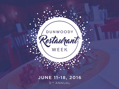 Dunwoody Restaurant Week Logo