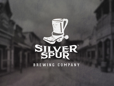 SilverSpur Brewing branding illustration logo vector