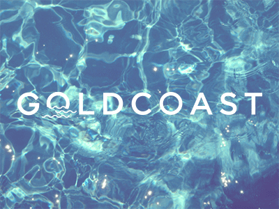 Goldcoast Branding brand gif logo pool water waves