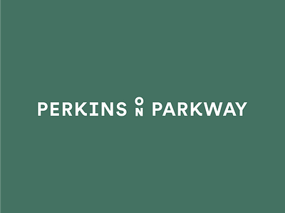 Perkins On Parkway Branding branding design logo vector