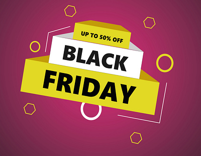 Black Friday Sale Banner design graphic design illustration typography vector