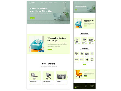 Furniture Landing page