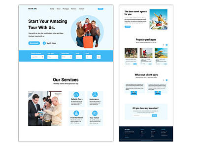 Travel Landing Page