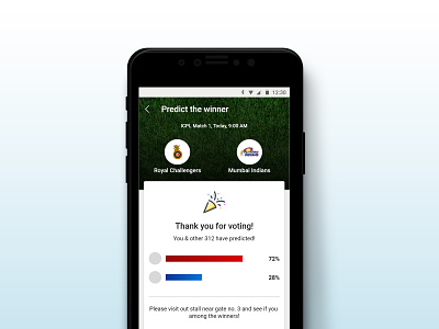 Team Predict app design mumbai indians predict app sports sports app team page team predict ui ui ux design vote app voting ui