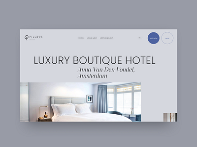 Hotel website redesign concept