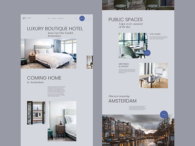 Hotel website redesign concept