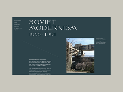 Soviet Modernism