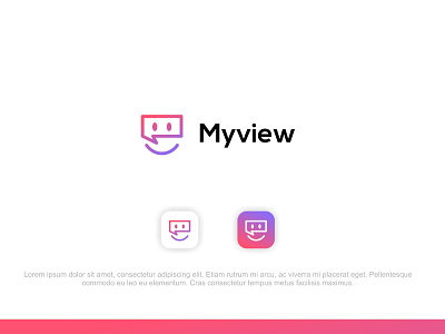 Myview branding graphic design live stream logo video