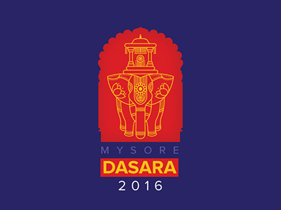 Mysore Dasara Logo dasara elephant logo procession