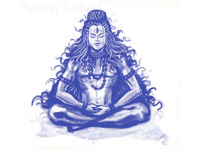Lord Shiva drawing god lord meditation painting shiva sketch yoga