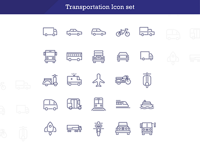 Transportation Icons