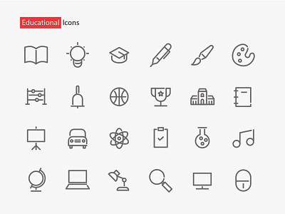Educational Icons app icons education educational icon