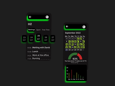 Calendar App animation app art brand clean design flat graphic design illustration illustrator logo logo design minimal mobile ui ux vector web web design website