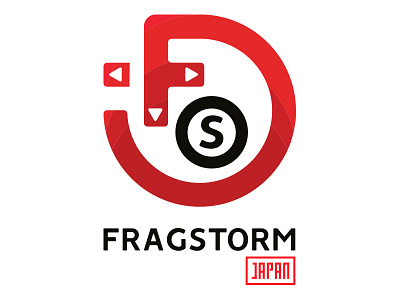 Fragstorm Japan branding frag games logo storm video