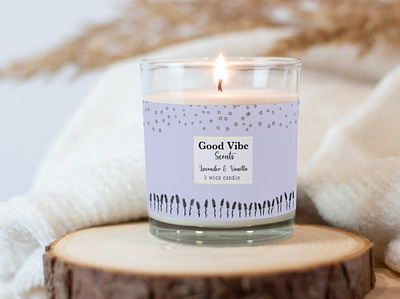 Candle label branding candle collection graphic design illustration logo packaging