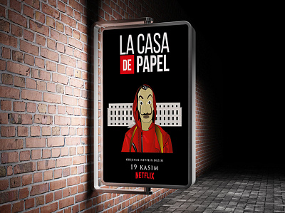 La Casa De Papel graphic design