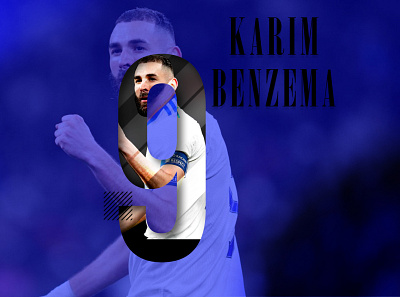 Karim Benzema! graphic design