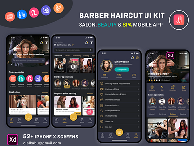 Salon, Beauty & Spa Mobile App