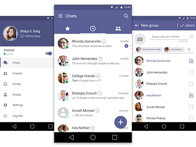Chat app all chats facebook messanger hangouts messanger moodtalk set mood skype whatsapp