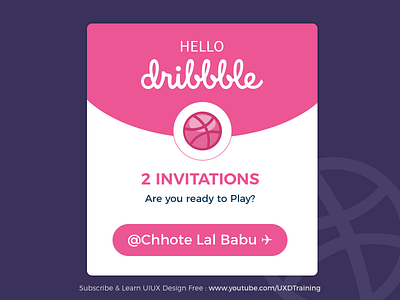 Dribbble Invite