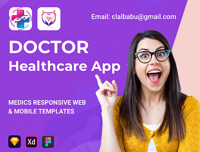 Doctor Healthcare UI KIT 1 mg appointment clinics doctor app doctor appointment hospital medical app medicine app medicos app sign up