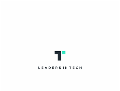 leaders in tech graphic design logo