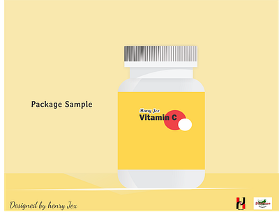 vitamin c illustrator brand container app branding design graphic design illustration vector