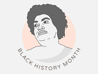 Black History Month black history month design illustration line art