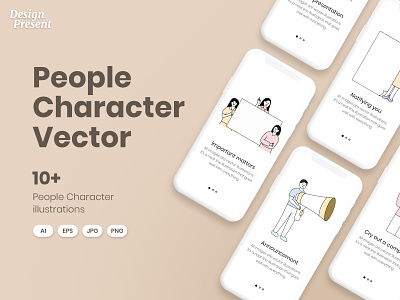 People Character Vector Bundle Set app business people vector design source event source graphic design icon minimal object office people people icon people icons ui ux vector