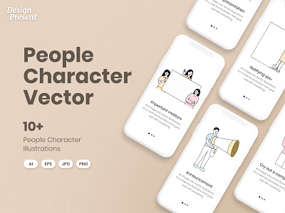 People Character Vector Bundle Set