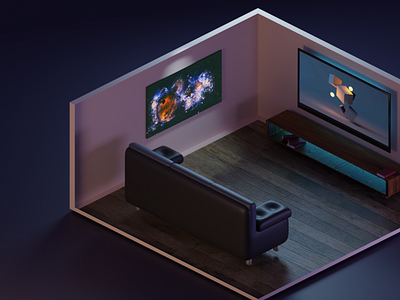 Room 3D Blender