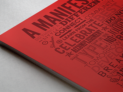 A Manifesto design manifesto type typography