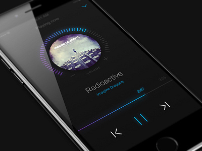 Ui Player 1 app design music ui