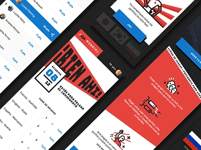 Jugá A24 ⚽️ constructivism futbol mobile first russia soccer sport ui ux worldcup