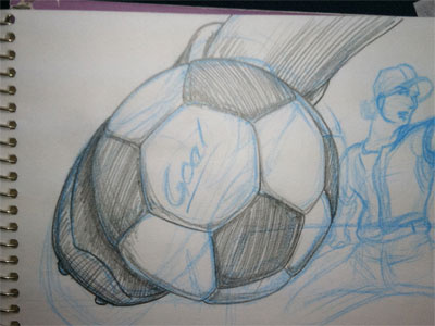 Goal - sketch 1 fans futbol heritage hispanic month sketch soccer sports