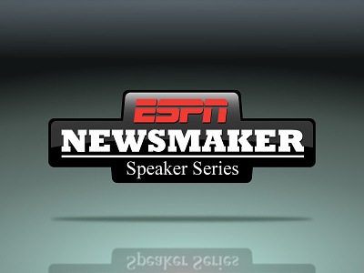 Logo: ESPN Newsmaker Speaker Series espn illustrator logo newsmaker