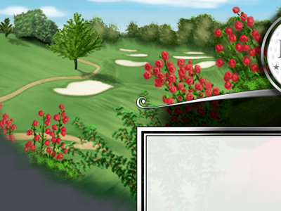 Golfgreens digital painting espys photoshop