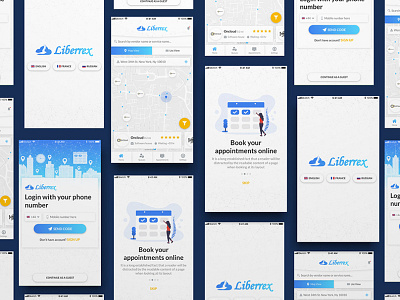 Liberrex Mobile App UX/ UI Design