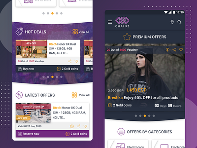Chainz Mobile App android ecommerce ios mobile offers voucher