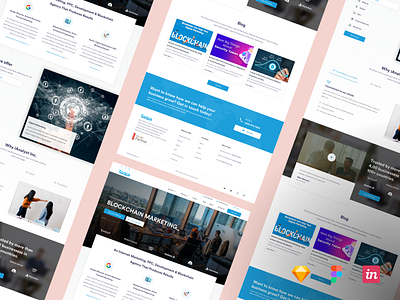 Landing Page Templates Sketch Resource design sketch template ui