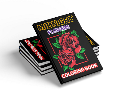 Coloring Book Cover 3d activity book animation book cover bookcover coloring book cover cover design design graphic design graphic designer illustration kids book logo maze book motion graphics