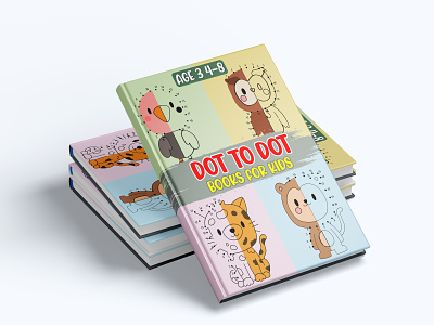 Dot to Dot 3d activity book animation bookcover branding cover design design dot to dot graphic design illustration logo maze book motion graphics ui