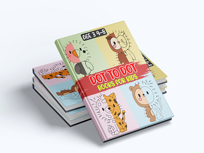 Dot to Dot 3d activity book animation bookcover branding cover design design dot to dot graphic design illustration logo maze book motion graphics ui